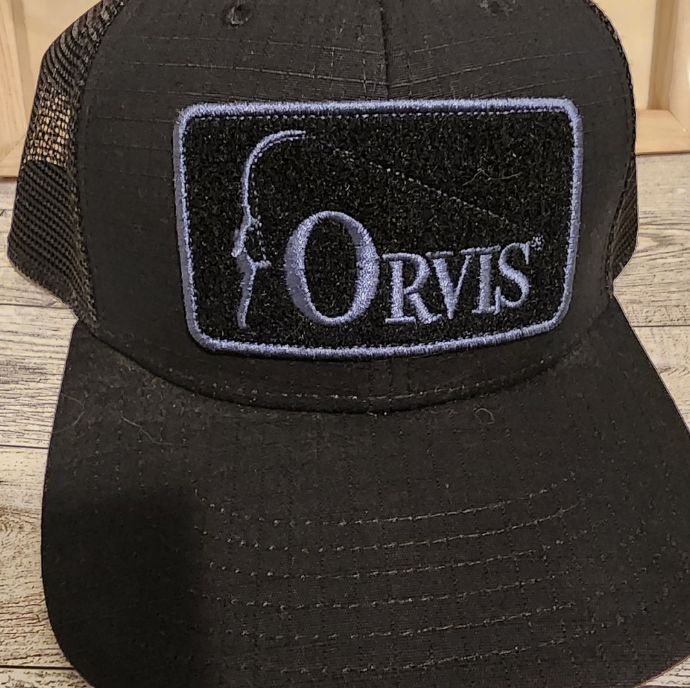 Orville Black Ripstop Covert Trucker Hat